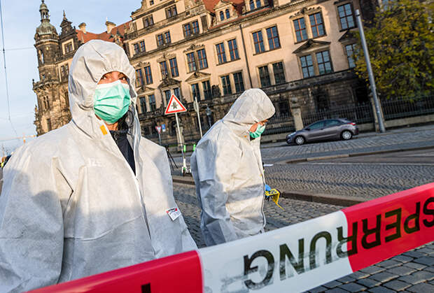Полиция ищет следы похитителей возле бывшего королевского замка в Дрездене