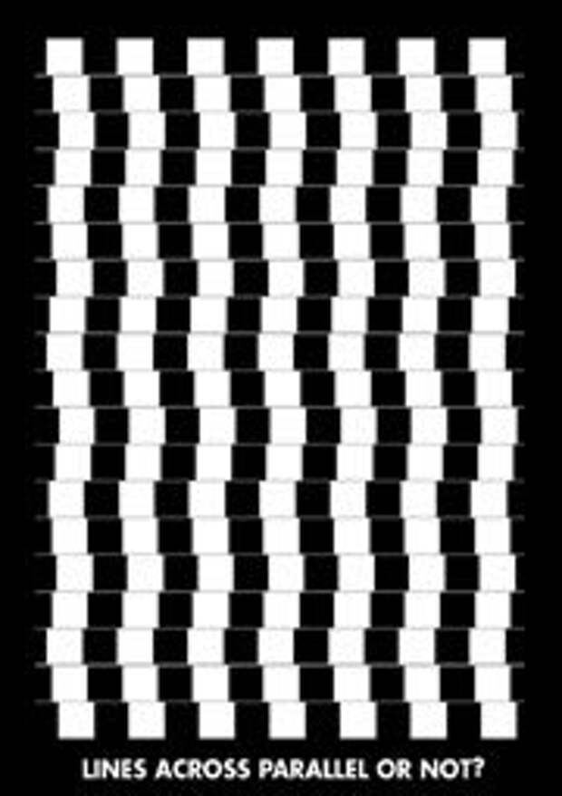 Горизонтальные линии параллельны