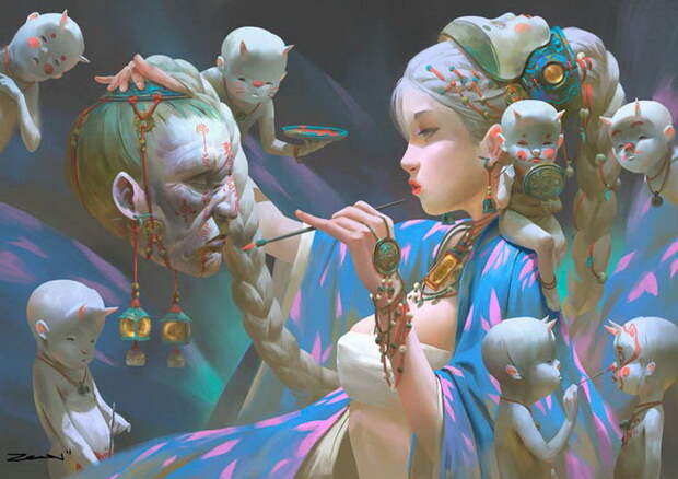 Странные картины ZeenChin