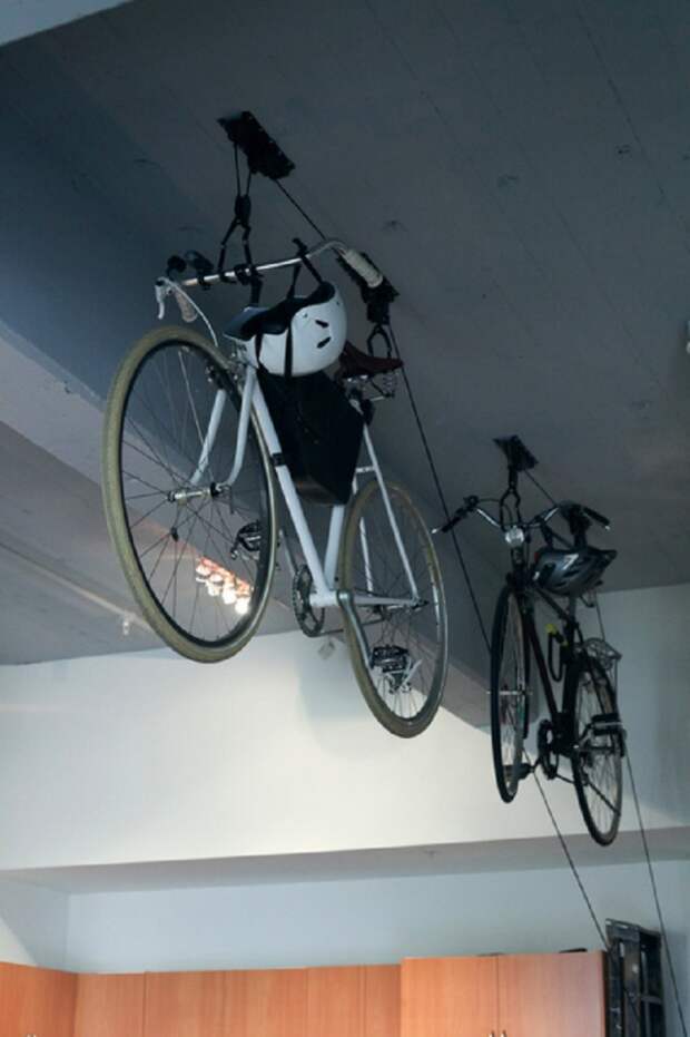 Где парковать велосипед в маленькой квартире своими руками, сделай сам