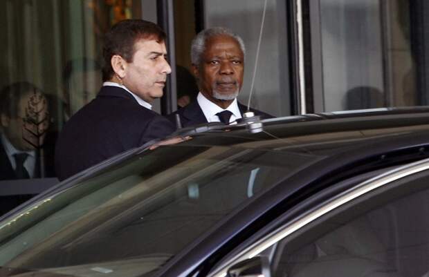 24 февраля 2012 г. бывший генсек ООН Кофи Аннан назначен спецпредставителем ООН и ЛАГ по урегулированию сирийского конфликта 