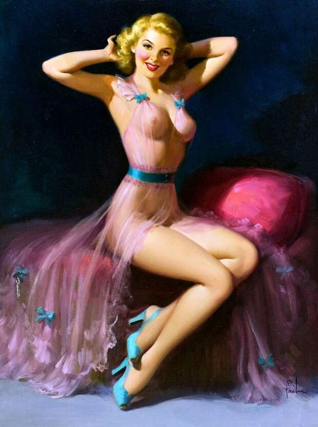 Красотки! Художник-иллюстратор Art Frahm (1907-1981)