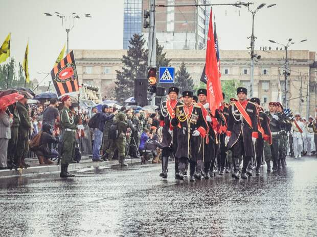 Парад победы в Донецке 9.05.2015.  день победы, донбасс, новоросия