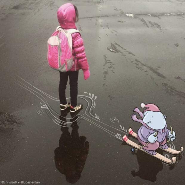 Забавные существа Лукаса Левитана на фото из Instagram (40 фото)