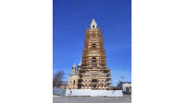 Начата реставрация символа старинного Юрьевца –  Колокольни Входоиерусалимского собора