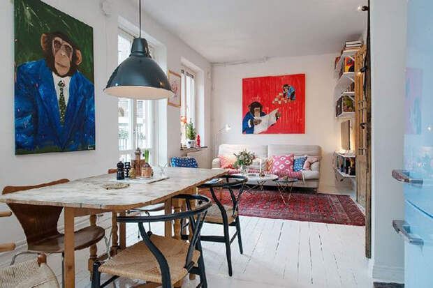 Как освежить старую малогабаритку: реальный пример в Швеции