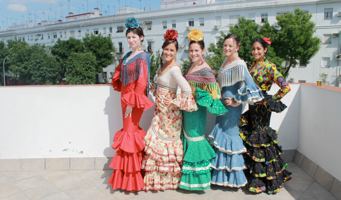 cat gaa and friends in typical dress