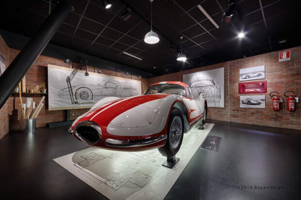 Прототип газотурбинного автомобиля Fiat 1954 fiat, газотурбинный двигатель, концепт, прототип, турбина