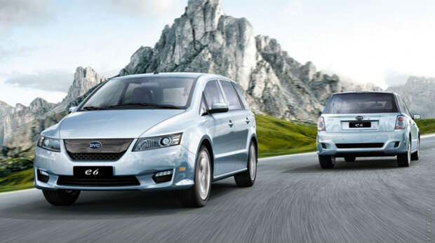 8. BYD E6 — от 1 600 000 рублей. авто, электроавтомобили