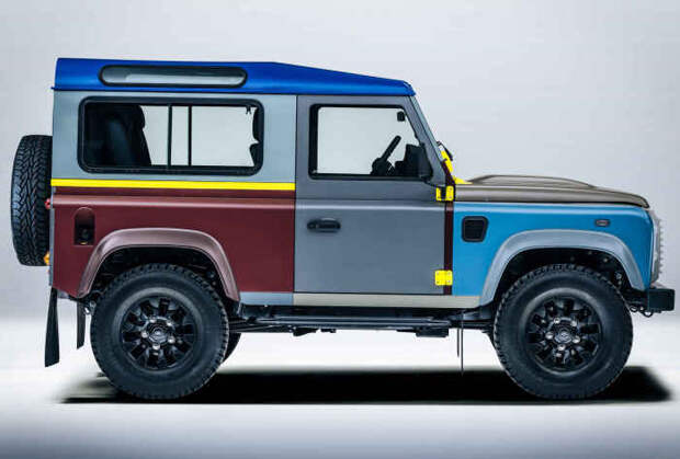 Technicolor Land Rover.