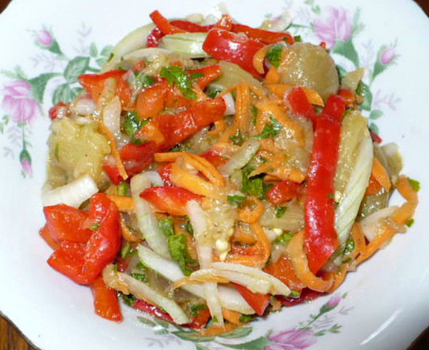 Баклажаны по-корейски или вкусный салатик