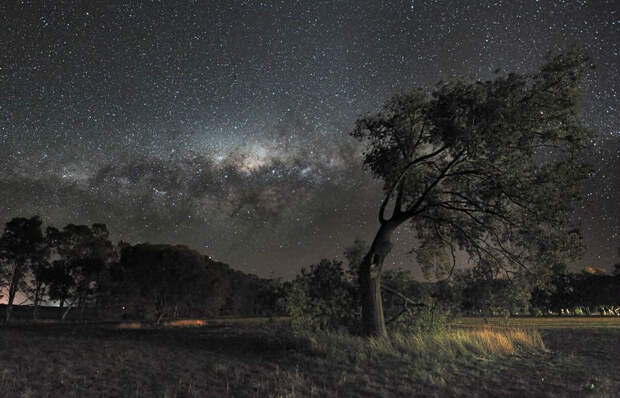 Alex Cherney «Вид Галактики с планеты Земля». звёзды, небо, пейзажи, фото