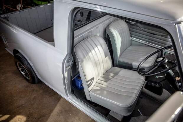 И вот что в итоге получилось — по-моему, неплохо! Morris Mini, mini, авто, автомобили, восстановление, олдтаймер, пикап, реставрация