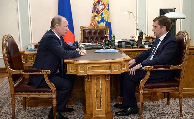 Владимир Путин провёл встречу с  руководителем Федерального агентства по рыболовству Ильёй Шестаковым.