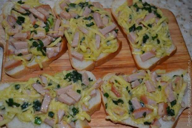 гренки с ветчиной гренки с ветчиной