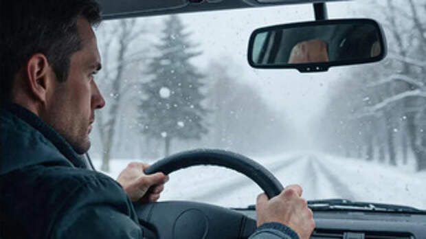 Автомобилист за рулем / Изображение сгенерировано нейросетью