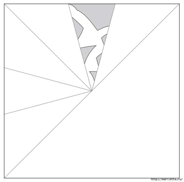 шаблоны снежинок из бумаги (9) (700x696, 60Kb)