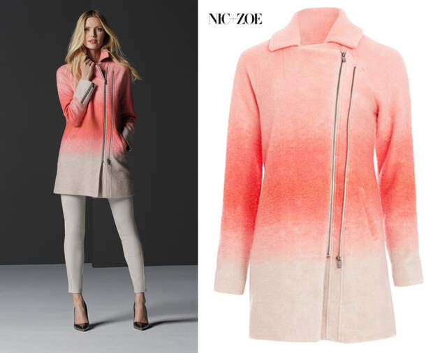 Nic+Zoe AW15 bold blush jacket