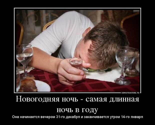 Новогодняя ночь - самая длинная ночь в году