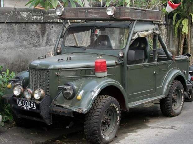 Наш "Козлик" в далекой Индонезии авто, газ, газ-69, индонезия