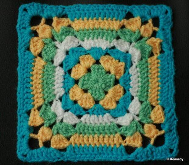 cool granny square