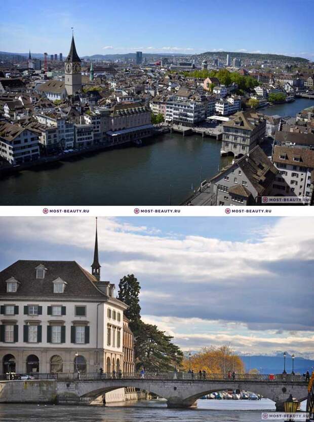 Самые красивые страны: Цюрих (CC0)