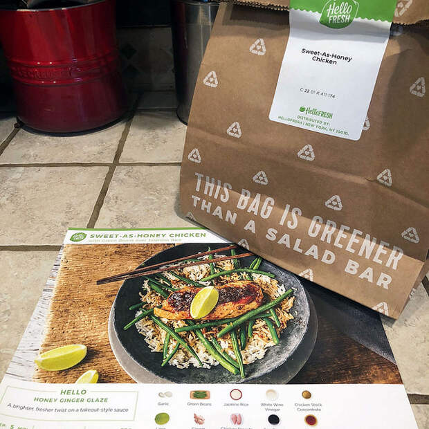 HelloFresh Sack and Card