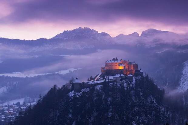 10. Замок Верфен в Австрии вокруг света, пейзажи, природа, путешествия, снимки, фотографии