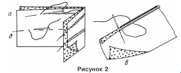 рuchnye strochki, stezhki, shvy