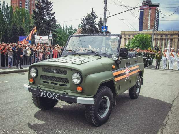 Парад победы в Донецке 9.05.2015.  день победы, донбасс, новоросия