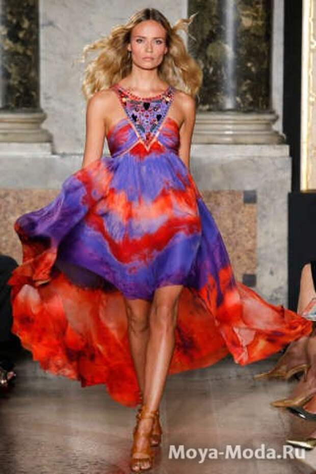 Модные сарафаны весна-лето 2015 Emilio Pucci