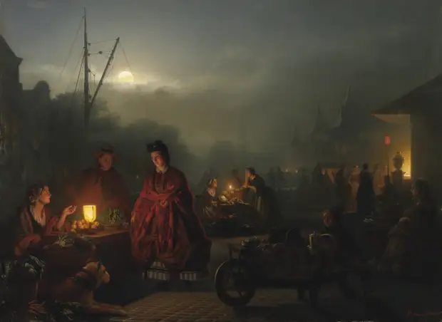 Художник Petrus van Schendel (1806–1870)