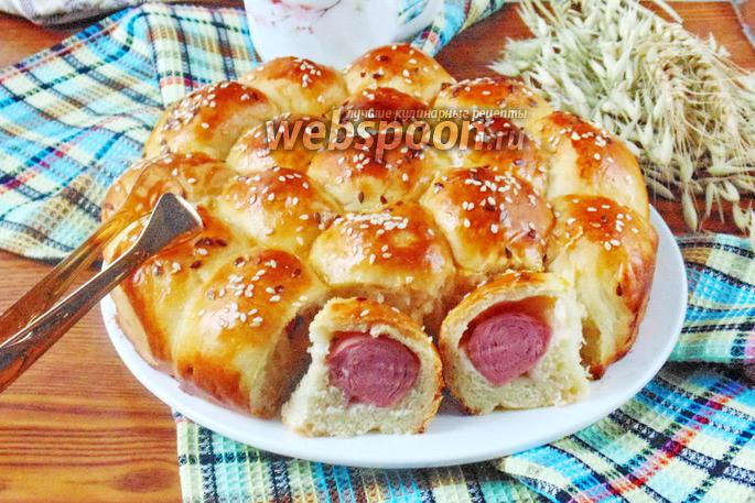 Пирог С Сосисками Рецепт С Фото
