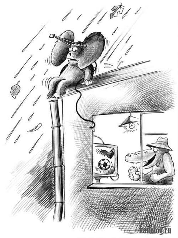 Прикольные карикатуры (52 картинки)