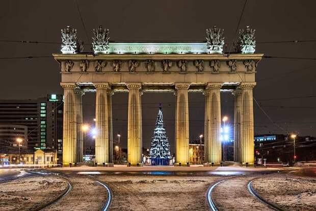 Гулял ночью по Питеру СПб, новый год, ночь, огоньки, питер, фото