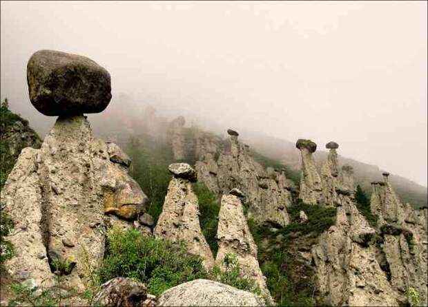 Образование каменных грибов