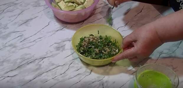 закуска из кабачков с чесноком