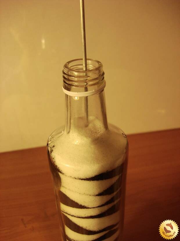 Бутылка с солью своими руками 16
