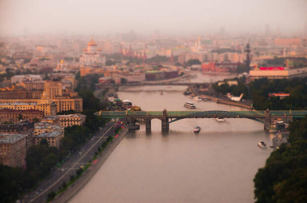 Когда мегаполисы - словно миниатюры: города и эффект tilt-shift