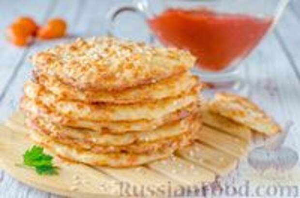 Фото к рецепту: Сырные лепёшки
