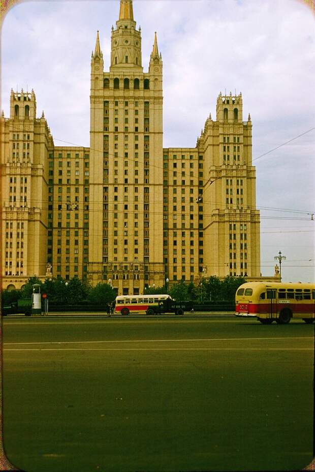 Москва, 1956 год фото, москва, Машина  времени, позитив