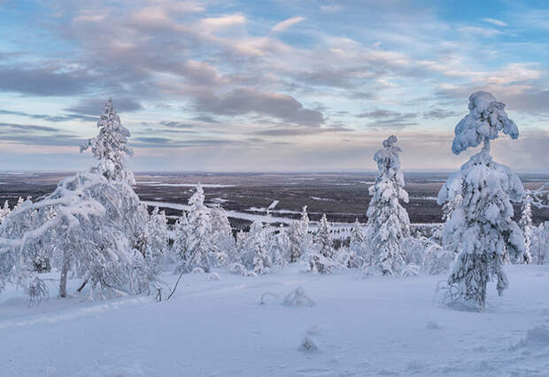Стеклянные иглу - отель в Лапландии
