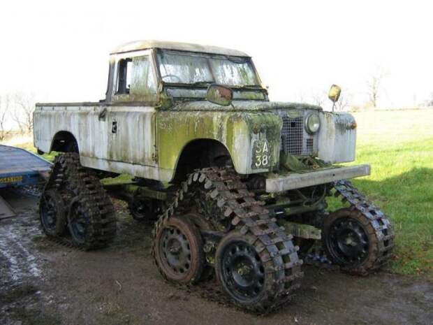 Cuthbertson - очень редкий Land Rover Series II на гусеницах
