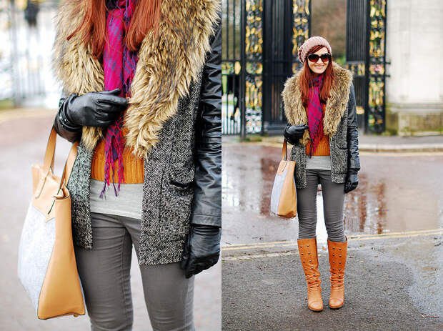 Winter sightseeing outfit