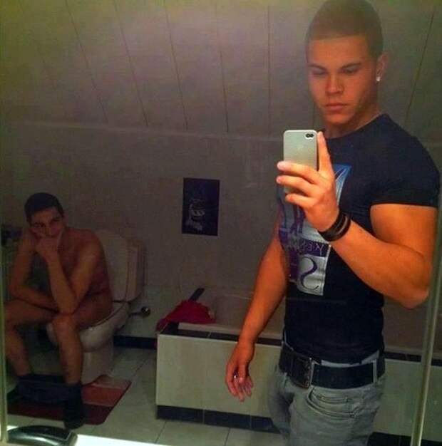 селфи в туалете