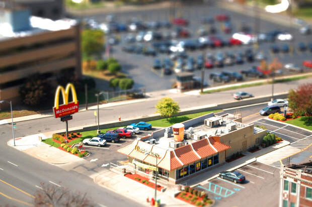 Когда мегаполисы - словно миниатюры: города и эффект tilt-shift