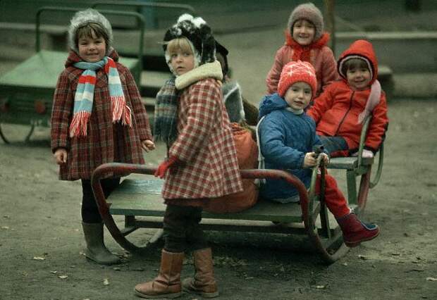 Soviet Children Playing