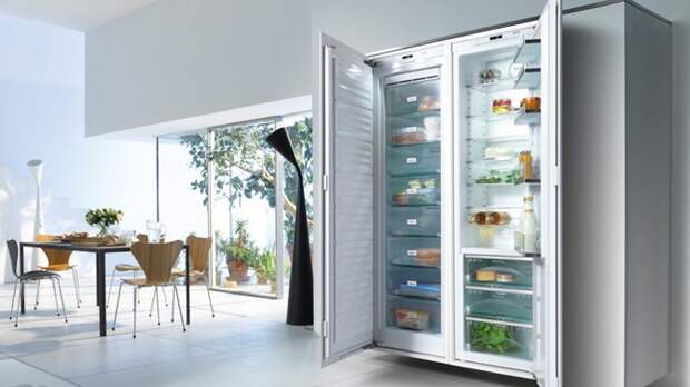 Холодильник side by side, распашной холодильник