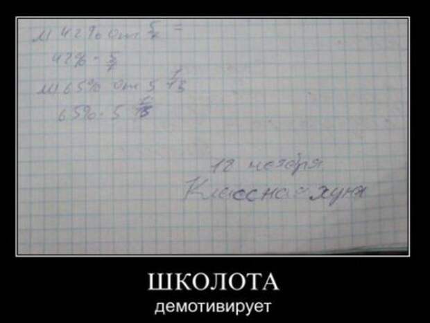 Новейшие демотиваторы, генератор хорошего настроения!