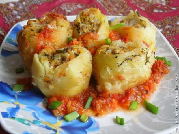 Фаршированный картофель Фаршированный картофель